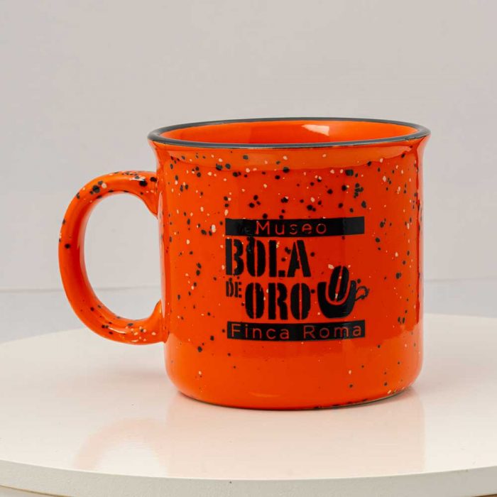 Taza Peltre Museo Bola de Oro Finca Roma